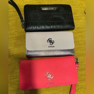2 guess wallet, 1 Nine West